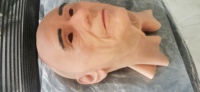 Halloween réaliste mince confortable grand-père masque silicone latex les personnes âgées couvre-chef masque de mascarade peut être personnalisé