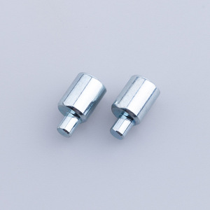 Rivet semi-tubulaire de 0,1875 pouces de diamètre, en acier au carbone uni, zingué bleu-blanc, niveau 4.8, pour connecteurs d'outils et de quincaillerie - Product Image 1