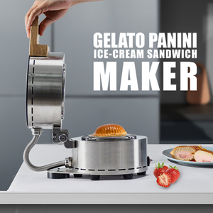 Máquina de Snacks Calientes, Máquina de Helados, Máquina de Pan <span class=keywords><strong>Brioche</strong></span> Italiano 220V, Máquina de Helados y Gelato, Sandwich Redondo, Nuevo Producto UFO2000, Panini <span class=keywords><strong>Burger</strong></span> - Product Image 3