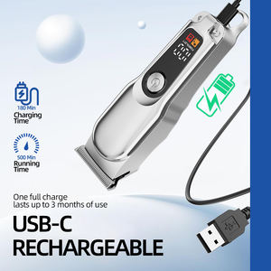 <span class=keywords><strong>Tondeuse</strong></span> à Cheveux Professionnelle pour <span class=keywords><strong>Homme</strong></span> Sans Fil Rechargeable Personnalisable d'Usine avec Affichage LED <span class=keywords><strong>Tondeuse</strong></span> Électrique pour <span class=keywords><strong>Homme</strong></span> - Product Image 2