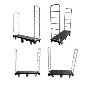 Hot Sell Warehouse U-förmiger Handwagen Plattform wagen mit Rädern Fracht plattform U Boots wagen - Product Image 5