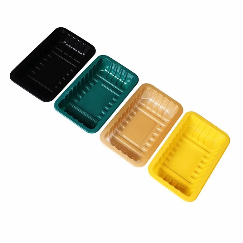Food grade plastic microwaveable disposable PP tray for frozen foods tray