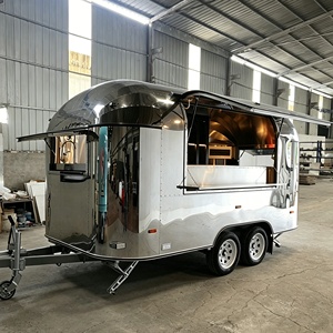 35 Camions <span class=keywords><strong>de</strong></span> restauration mobiles en fibre <span class=keywords><strong>de</strong></span> verre et aluminium, avec miroir magique, pour pizzas, nachos et bonbons, prêts à être expédiés - Product Image 2