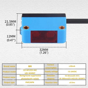 Colorcode gtb6/gte6 điều khiển công nghiệp <span class=keywords><strong>IR</strong></span> cảm biến PNP/NPN quang điện lidar hồng ngoại Receiver 10-300 mét phạm vi 50/60Hz đầu ra - Product Image 2