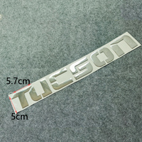 Emblème de voiture en chrome TUCSON, autocollant, décalcomanie pour Hyundai Tucson, pare-chocs avant et arrière, coffre, accessoire de modification extérieure