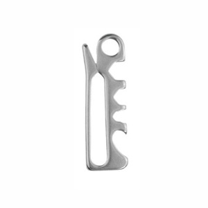 Rattlesnake Keychain Stainless Steel Carabiner Money <b>Clip</b> Outdoor EDC Tool Irregular Shape Hard Wearing Metal Key <b>Ring</b> - Product Image 3