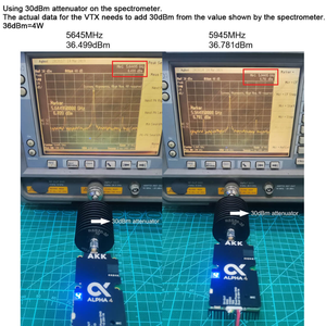 AKK Alpha 4 4W VTX - 5.8GHz 80CH 1w/2w/3w/4w Puissance commutable Prise en charge audio-vidéo intelligente - Product Image 2