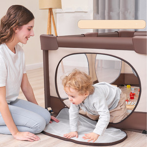 RHS-PPEN6 Il Miglior Box per Bambini Pieghevole al Mondo, Grande Recinto di Sicurezza in Plastica con Scivolo e Altalena, Set Completo per Bambini - Product Image 6