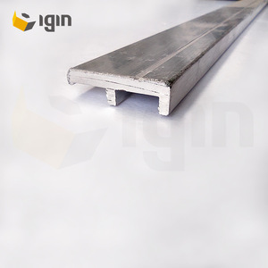 Profilé de mur rideau en alliage d'aluminium 31,5 demi-presseé, épaisseur 4,0 mm, pour la décoration et l'utilisation en mur rideau - Product Image 1