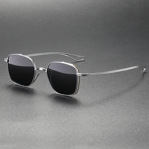 Lunettes <span class=keywords><strong>De</strong></span> soleil polarisées à monture épaisse pour hommes et femmes, carrées, vintage, nouvelle collection CS-DTX124, 2023 - Product Image 1