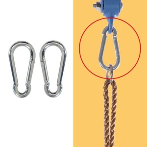 Carabiner Gourd Shape <b>Iron</b> Safety Hook 10Kg Load Outdoor Climbing Use - Product Image 2