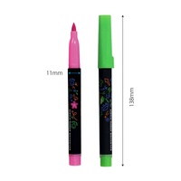Ensemble de marqueurs de pinceau en acrylique de haute qualité pour le dessin d'art avec plusieurs couleurs