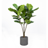 Fausse Plante Artificielle, Feuille de Fidle, Ficus, Lyrata, pour Balcon, Bureau, Salon, Décoration, 90cm, 120cm, 150cm, 180cm