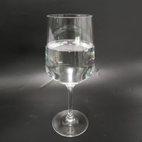 Verre à vin élégant de 18 oz incassable en acrylique écologique pour la vente en gros, idéal pour la maison et les bars