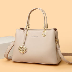 Sac fourre-tout rétro tendance avec fermeture éclair, portable et antivol. Sac à main de luxe pour un usage quotidien. Modèle 6454 - Product Image 3