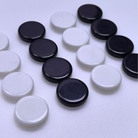 Accessoires de jeu de société 20 mm, jetons de jeu en plastique avec motif imprimé UV, fabricant en gros, pièces de dames personnalisées en couleur