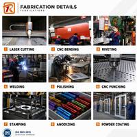 Armoire électrique extérieure étanche IP65, boîtier métallique, services de fabrication de tôlerie, équipement de contrôle