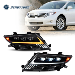 HCMOTIONZ Dynamic LED Headlights Fit for Toyota Venza 2009-2016 Upgrade Projector Lamp with Sequential Turn Signal - Product Image 1