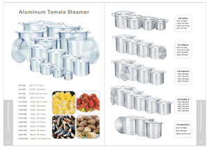 Venta Directa de Fábrica: <span class=keywords><strong>Olla</strong></span> y <span class=keywords><strong>Olla</strong></span> para Tamales Ecológicas de 2-8QT, Utensilios de Cocina de Aluminio para Restaurantes y Hogares - Product Image 6