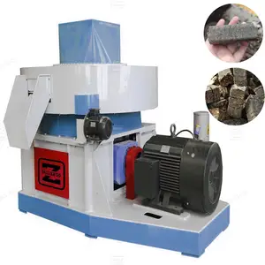 High Efficiency Cow Dung Coconut Shell Sawdust Compress Coal Charcoal Press Making Wood Biomass Briquette Machine for Sale