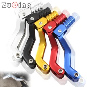 Engrenagem Mudança Alavanca Pedal Motocicleta CNC Alumínio Dobrável para ZONGSHEN NC250 Curto Estilo Motor Sujeira Pit Bike Motocross Enduro