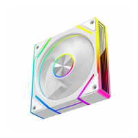 Prism 8PRO 12CM RGB Temperatura controlada PWM Ventilador silencioso Alto flujo de aire 3 pines ARGB Sync CPU Cooling Case para PC High-Rated