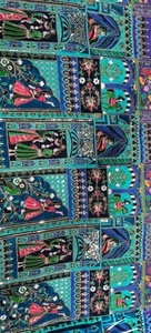 Viscosa Natural de Lujo Raja Rani, Crepé Natural con Estampado Posicional para Vestidos de Verano para Mujer, Costura y Confección de Prendas - Product Image 6