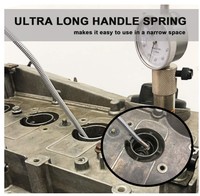 Outil de ramassage magnétique flexible en acier inoxydable 2LB pour réparation automobile, personnalisable OEM/ODM, vente en gros usine