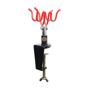 Soporte para aerógrafo con clip de metal, soporte para dos bolígrafos, herramienta de almacenamiento portátil para pintura artística - Product Image 1