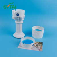 Cendrier jetable en papier enduit de gel, sans fumée, recyclable, pour cigares et cigarettes