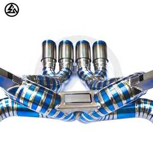ท่อไอเสียไทเทเนียม csz สำหรับ lambสัญลักษณ์ <span class=keywords><strong>Aventador</strong></span> <span class=keywords><strong>svj</strong></span> LP700-4 LP740-4 LP750-4 <span class=keywords><strong>V12</strong></span> catback แบบตรง - Product Image 3