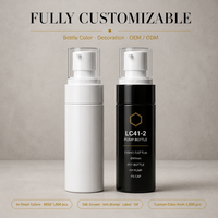 Bouteille pompe à lotion en PET recyclé (OEM disponible) 120ml 150ml – Écologique, rechargeable, vente en gros