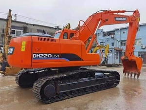 Excavadora de cadenas Doosan DH220lc-7 de segunda mano, 22 toneladas, diseño de retroexcavadora, 200 horas, cabina árabe, fabricada en Corea, 1 año de garantía. - Product Image 1