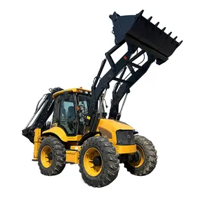 Free Shipping New Mini 4X4 Wheel Loader Towable Earth-Moving Machinery with Reliable Engine and Bucket Attachment Feature