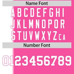 Custom White Pink Gradient Stripe Fashion Authentic Two-Button Softball Jersey - Product Image 4