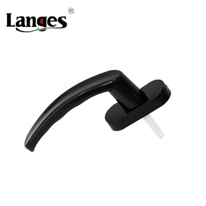 Africa UPVC porta di sicurezza a battente tirata di inclinazione in plastica a punto singolo aprire la maniglia della <span class=keywords><strong>finestra</strong></span> a battente - Product Image 1