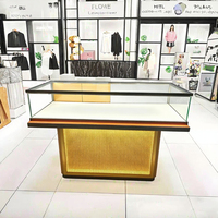 Maßgefertigte Schmuck-Vitrine Hochglanz LED-Beleuchtung Glasvitrine für den Kommerziellen Einzelhandel
