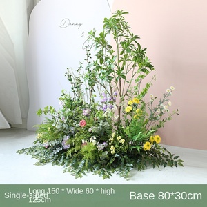 Ensemble de <span class=keywords><strong>fleurs</strong></span> artificielles en soie pour intérieur/extérieur, simulation d'<span class=keywords><strong>arbre</strong></span> en pot, arrangement floral, ornements de coin de fenêtre, plantes - Product Image 6