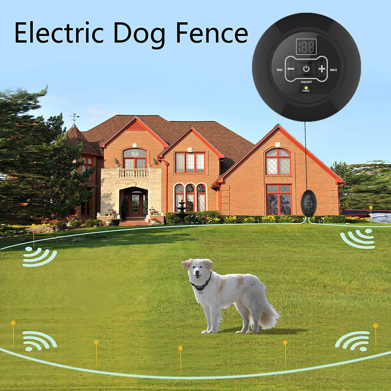 iPetDog IT588 Portable Wireless Electric Pet Dog Fence with GPS Tracker Shock Collar - Complete Buyi