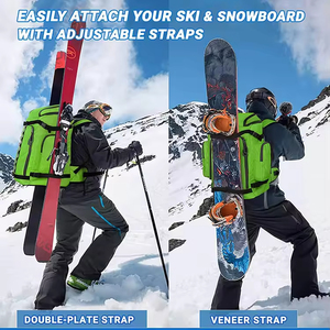 Sac à dos de <span class=keywords><strong>ski</strong></span> et de snowboard de loisirs grand format, imperméable, personnalisé OEM/ODM, équipement de <span class=keywords><strong>ski</strong></span>, bottes, <span class=keywords><strong>casque</strong></span>, lunettes, gants, veste, accessoires - Product Image 6