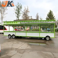 Camión de Comida Móvil Estilo Autobús de Acero Inoxidable con Construcción Resistente a la Oxidación para Servicio de Comida Rápida