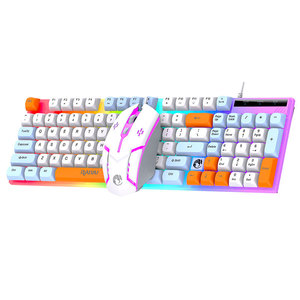 Teclado de Membrana con Cable RAIKU T28, Sensación Mecánica, para Oficina, Teclado para Computadora de Escritorio - Product Image 2