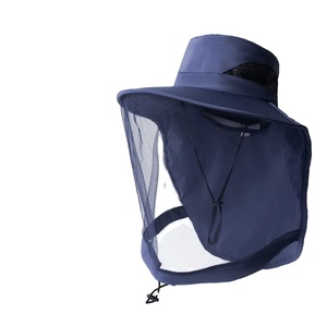Ngoài trời mùa hè Mũ câu cá UPF50 + Lưới xô Sun <span class=keywords><strong>hat</strong></span> cho đi bộ đường dài làm vườn Boonie & muỗi đầu Net người đàn ông của Du Lịch hàng ngày cap - Product Image 2