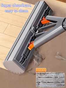 PVA-Schwammkopf wischer mit Reinigungs eimer und 2-Kopf-Bodenreinigung mit breiter Walze für den gewerblichen und privaten Gebrauch - Product Image 3