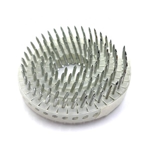 Clous en bobine de haute qualité en acier galvanisé à tête plate, à tige lisse, grade A, pour construction, palettes et toiture - Product Image 1
