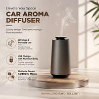 Désodorisant de voiture professionnel Machine de parfum électrique Diffuseur d'arôme de voiture USB Diffuseur d'huile essentielle de Machine d'air de parfum Portable
