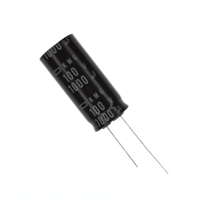 ตัวแทนจำหน่ายอย่างเป็นทางการ EKMG100ELL153MMP1S ตัวเก็บประจุแบบ Through Hole CAP ALUM 15000UF 20% 10V RADIAL 15000 uF - Product Image 1