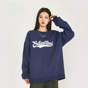 Sudadera con Capucha para Mujer, de Forro Polar, Color Sólido Vintage, con Estampado de Logotipo Personalizado de Moda, para Otoño - Product Image 2