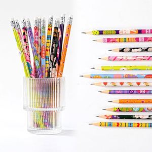 Crayons en bois écologiques personnalisés en gros, imprimés, graphite HB2, faciles à saisir, pour l'école et le dessin - Product Image 2