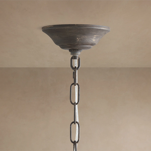 Lampadario di Lusso in Cristallo <span class=keywords><strong>Fiore</strong></span> 48" a Corona per Soggiorno e <span class=keywords><strong>Villa</strong></span>, Illuminazione Interna in Bronzo con Vetro Fumé - Product Image 3